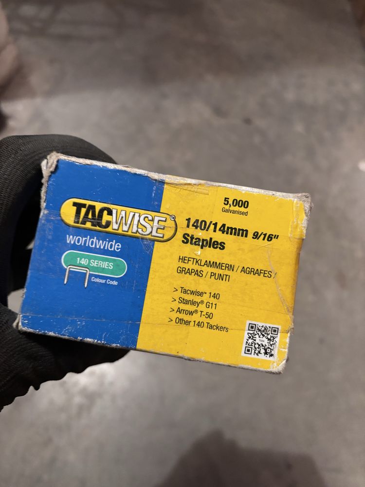 Zszywki Tacwise 140/14mm (9/16”) 2 x–5000 szt. (10 000) Ocynkowane
