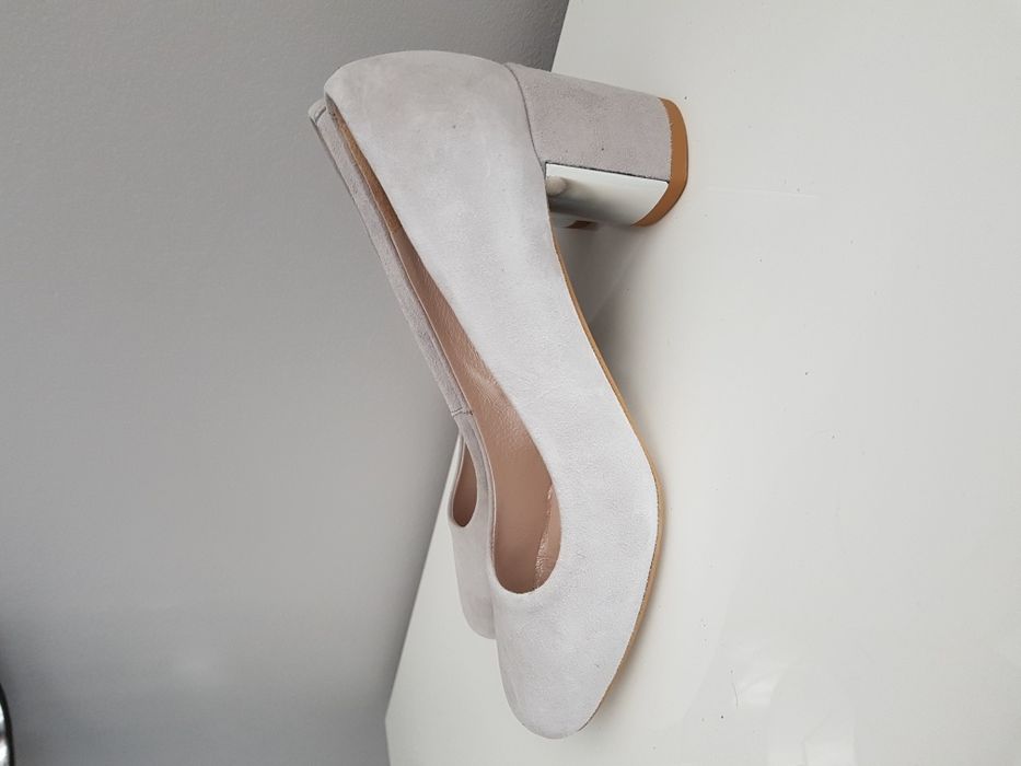 nowe skórzane buty czółenka damskie Gino Rossi eri r 37.5 wkl 24.cm