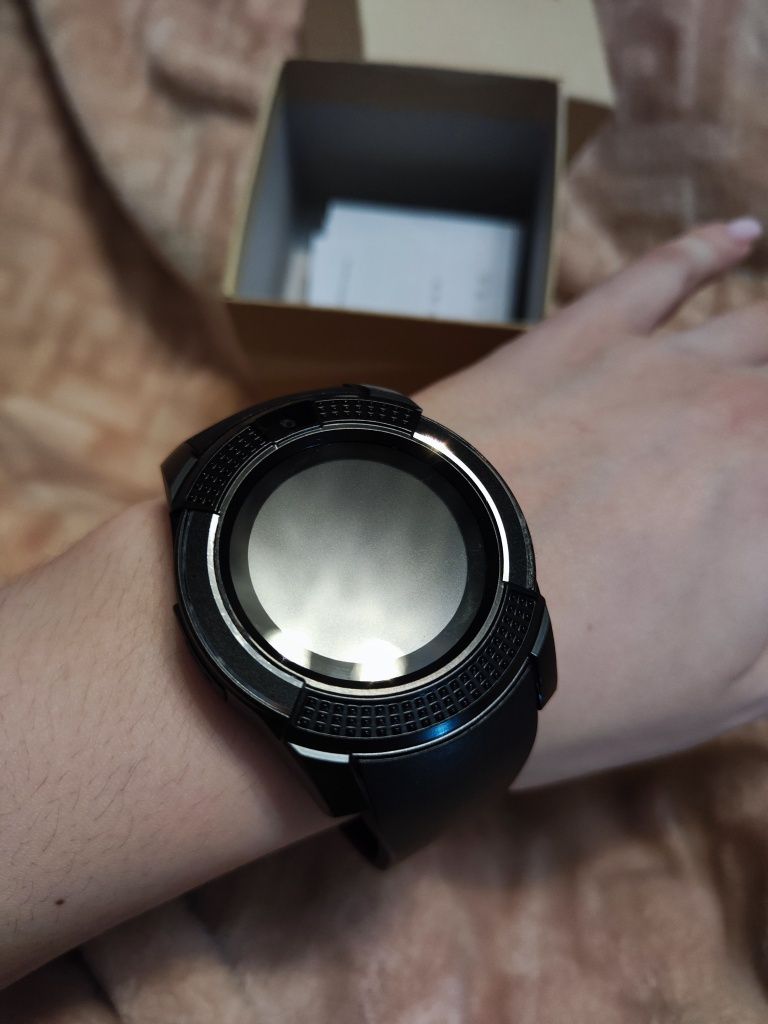 Смарт-годинник Smart watch V8 black