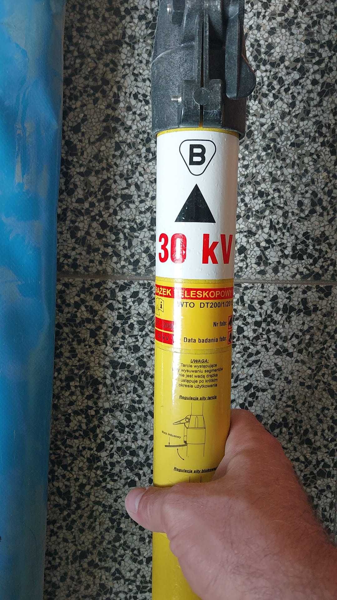 Drążek teleskopowy elektroizolacyjny PROTEKT DT 200 NOWY