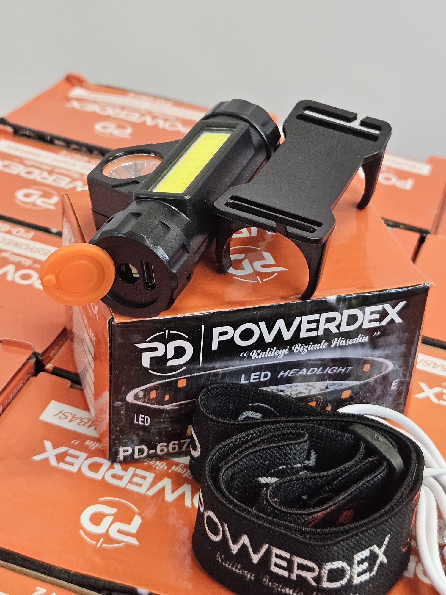 Фонарик налобный на магните PowerDex PD-6672 продажа от 5шт