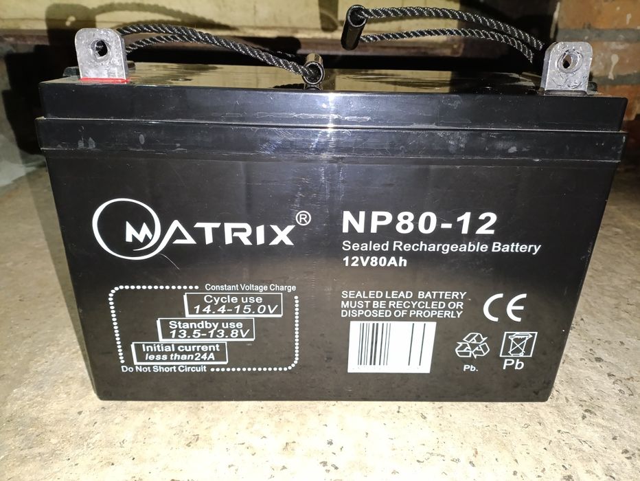 АКБ AGM 80 12 V Matrix