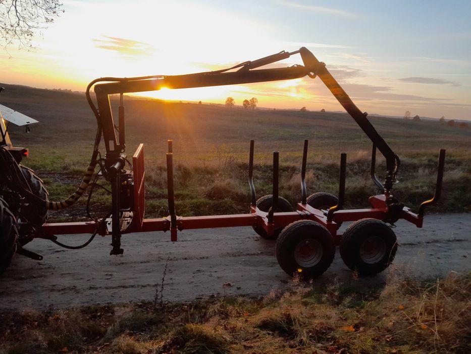 Przyczepa leśna hds 8ton