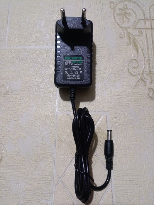 Блок питания 12V/2A - для зарядного устр. Liitokala Lii-500
Адаптер по