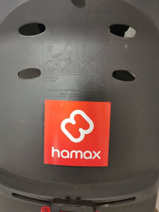 Fotelik rowerowy Hamax Smiley 2 x baza mocowanie