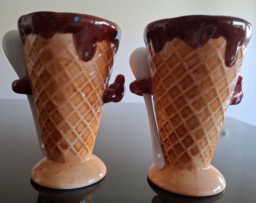 Taças de Gelado Novas