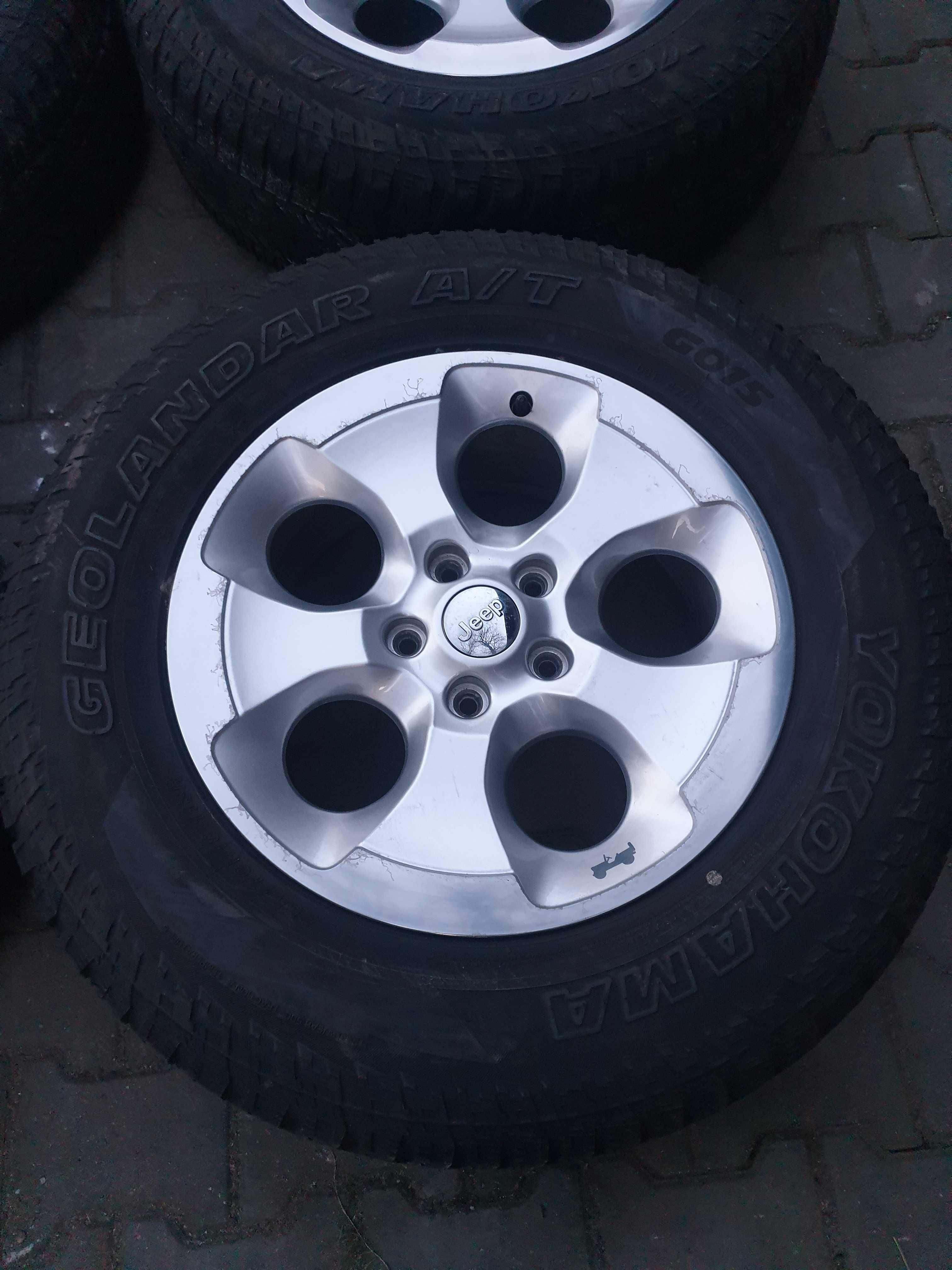 Alufelgi felgi koła Jeep Wrangler 18 cali opony a/t
