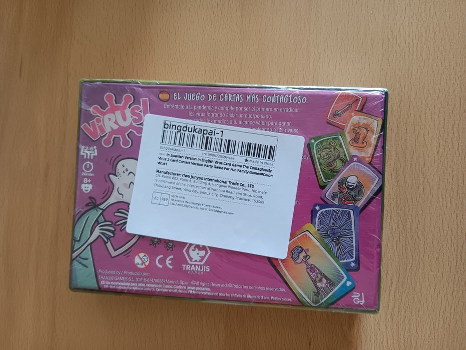 Jogo Vírus - Novo