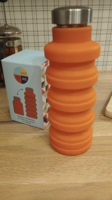 Butelka silikonowa rozkładana