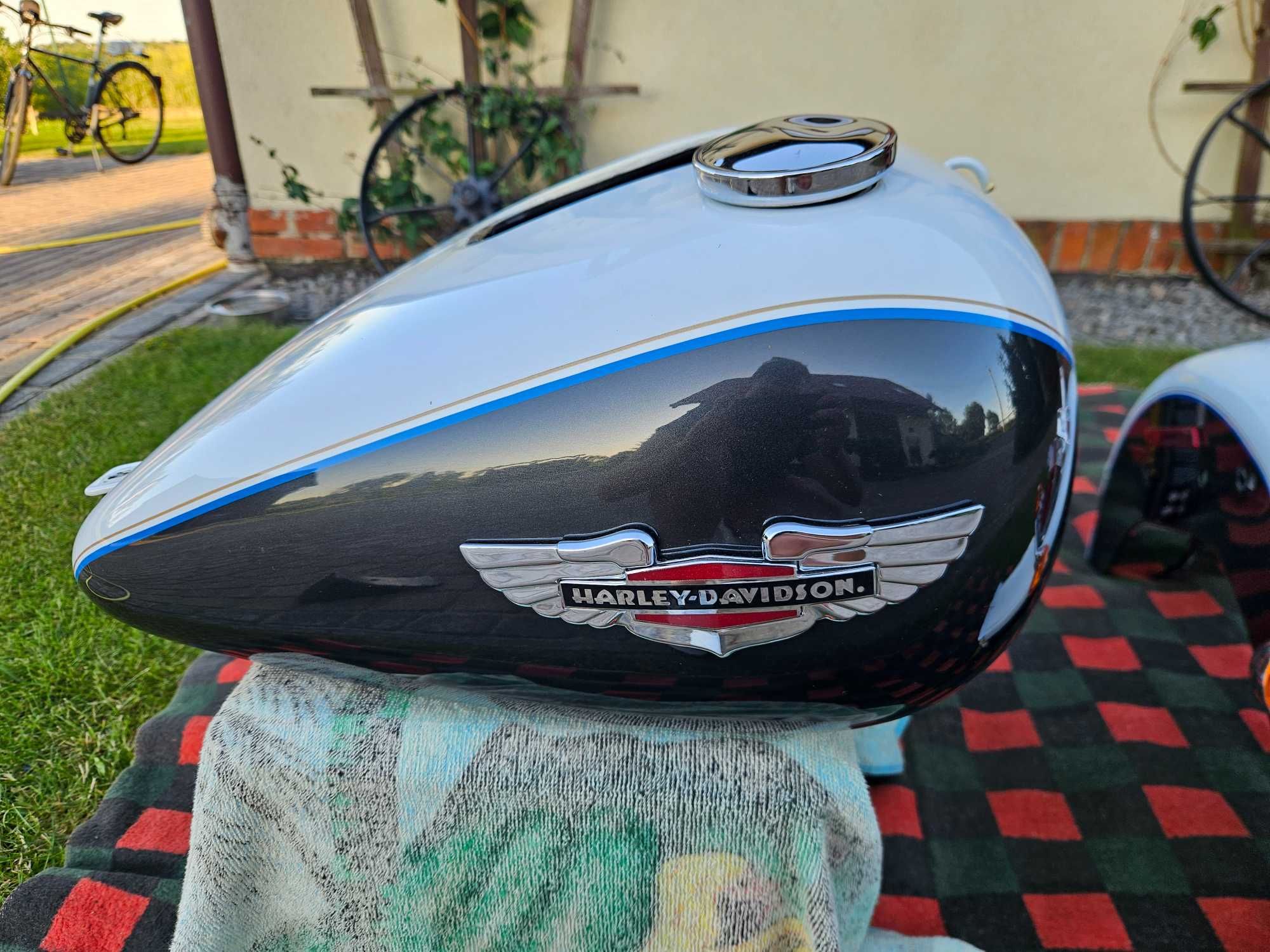 Harley Davidson Softail Deluxe, Karoseria Zbiornik Bak Błotnik IDEALNY