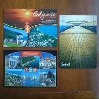 3x Pocztówka pocztówki Trójmiasto Gdynia Sopot Bałtyk morze +GRATIS