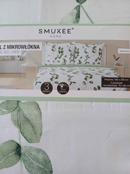 Pościel z mikrowłókna, 160x200, smukee