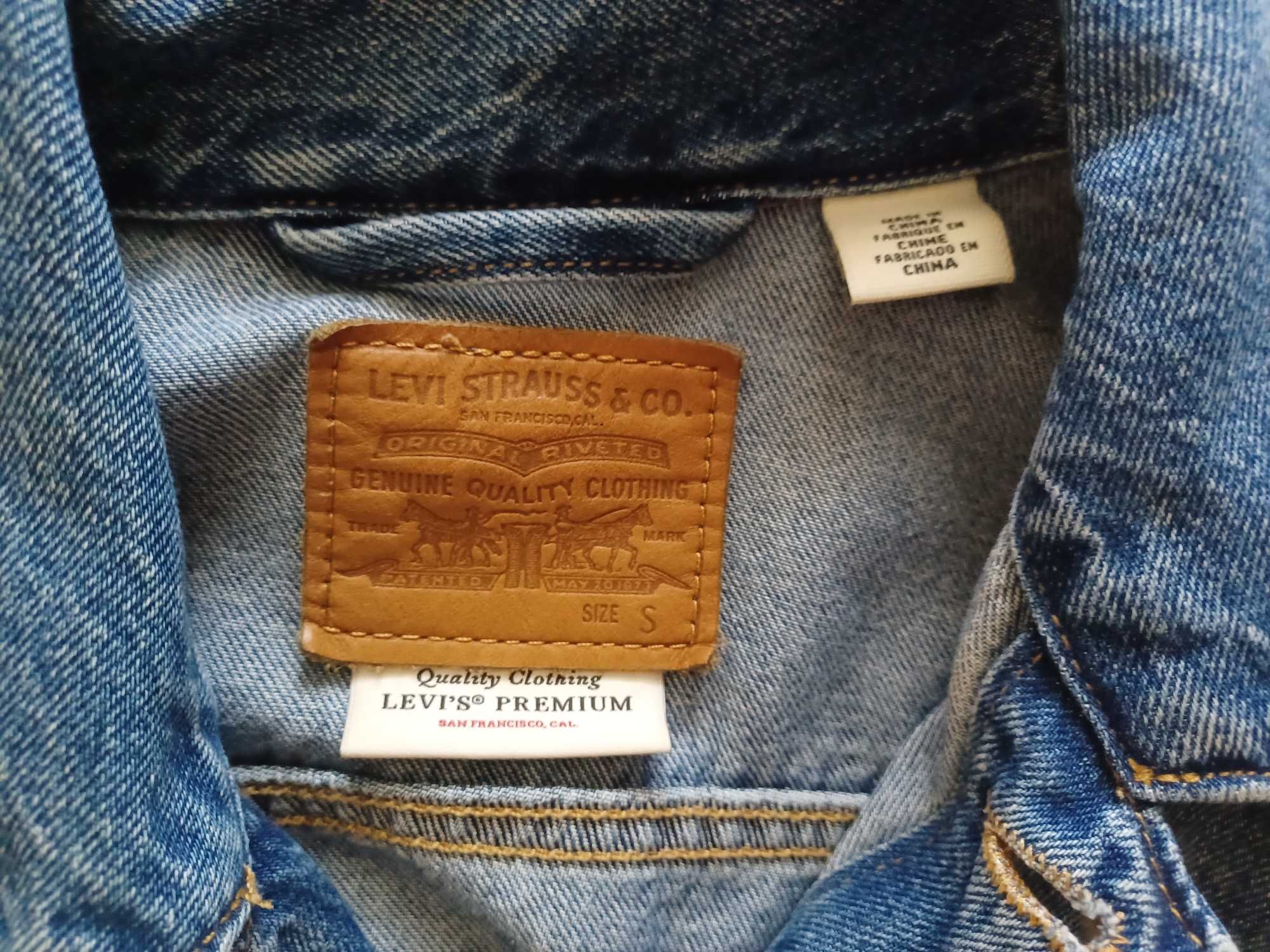 Kurtka Levi Strauss rozmiar S kolor niebieski | Levi's