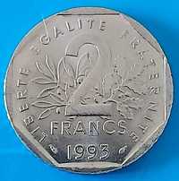 2 Francos de 1993, França, 50º Aniversário Nacional Resistência