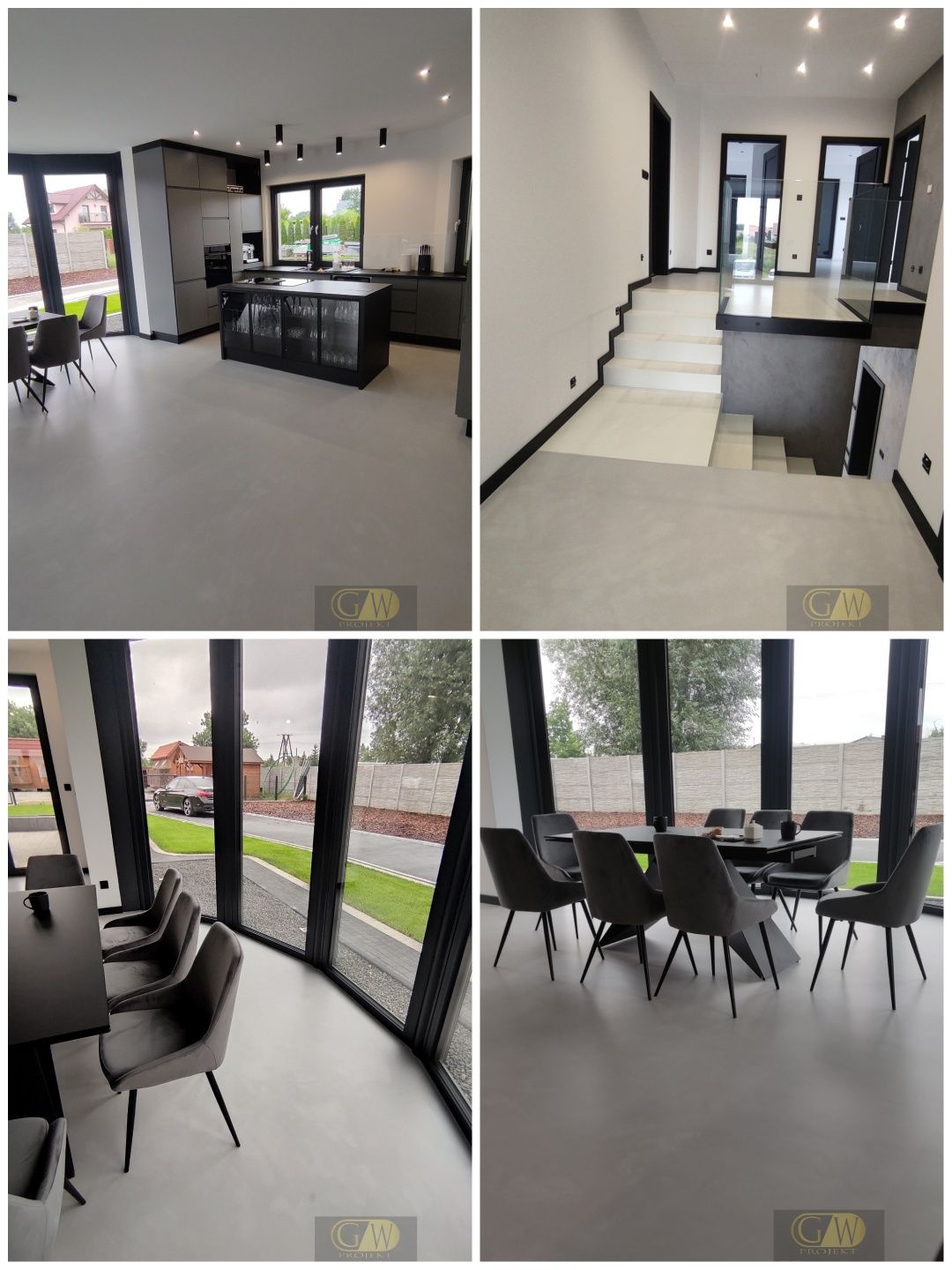 Mikrocement beton stiuk mikrobeton ściany schody posadzki