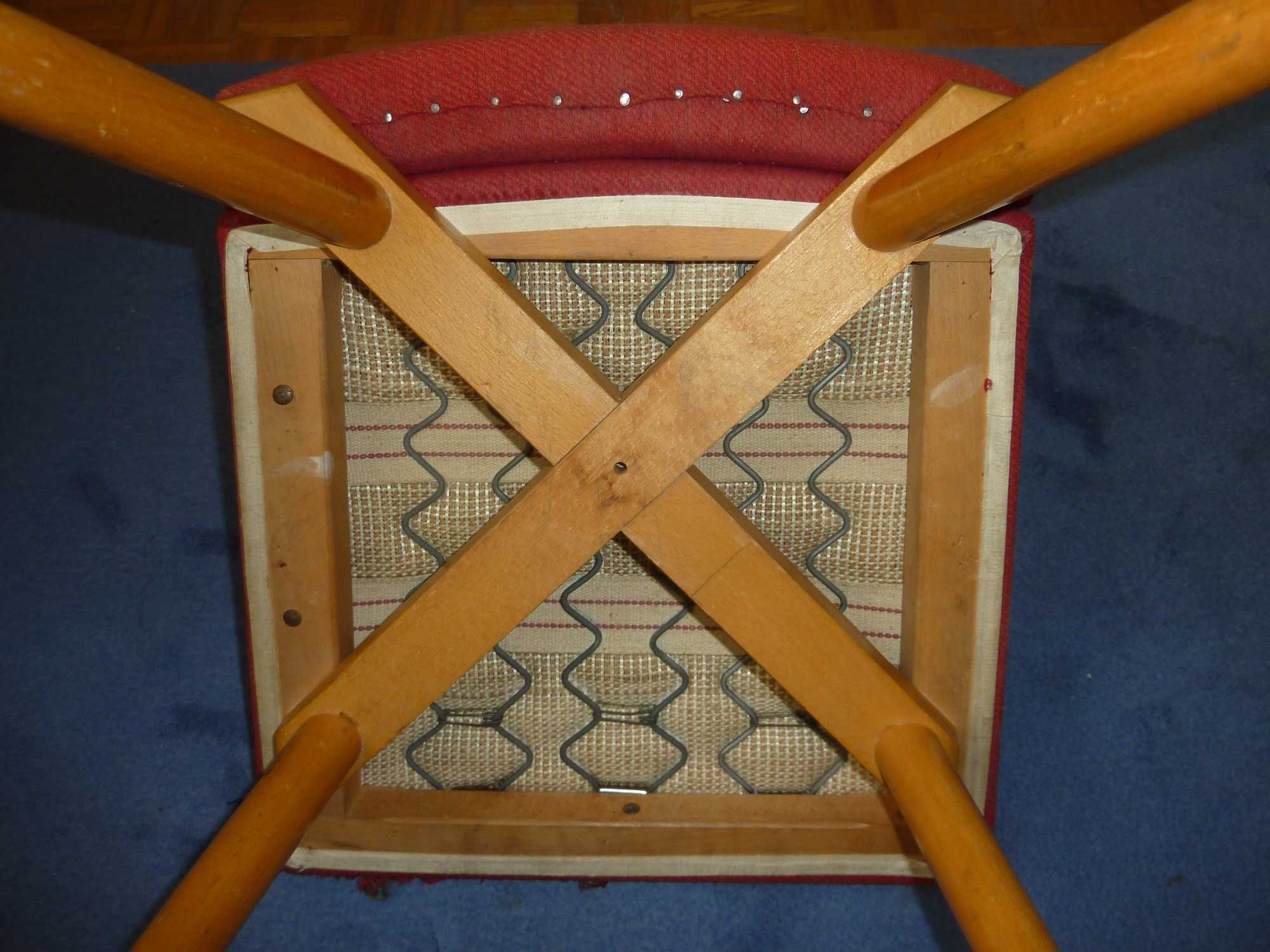 Zestaw dwóch krzeseł z lat 60-tych