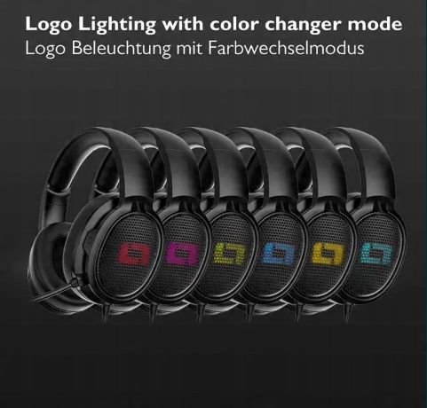 Zestaw słuchawkowy do gier Lioncast LX40 z mikrofonem RGB