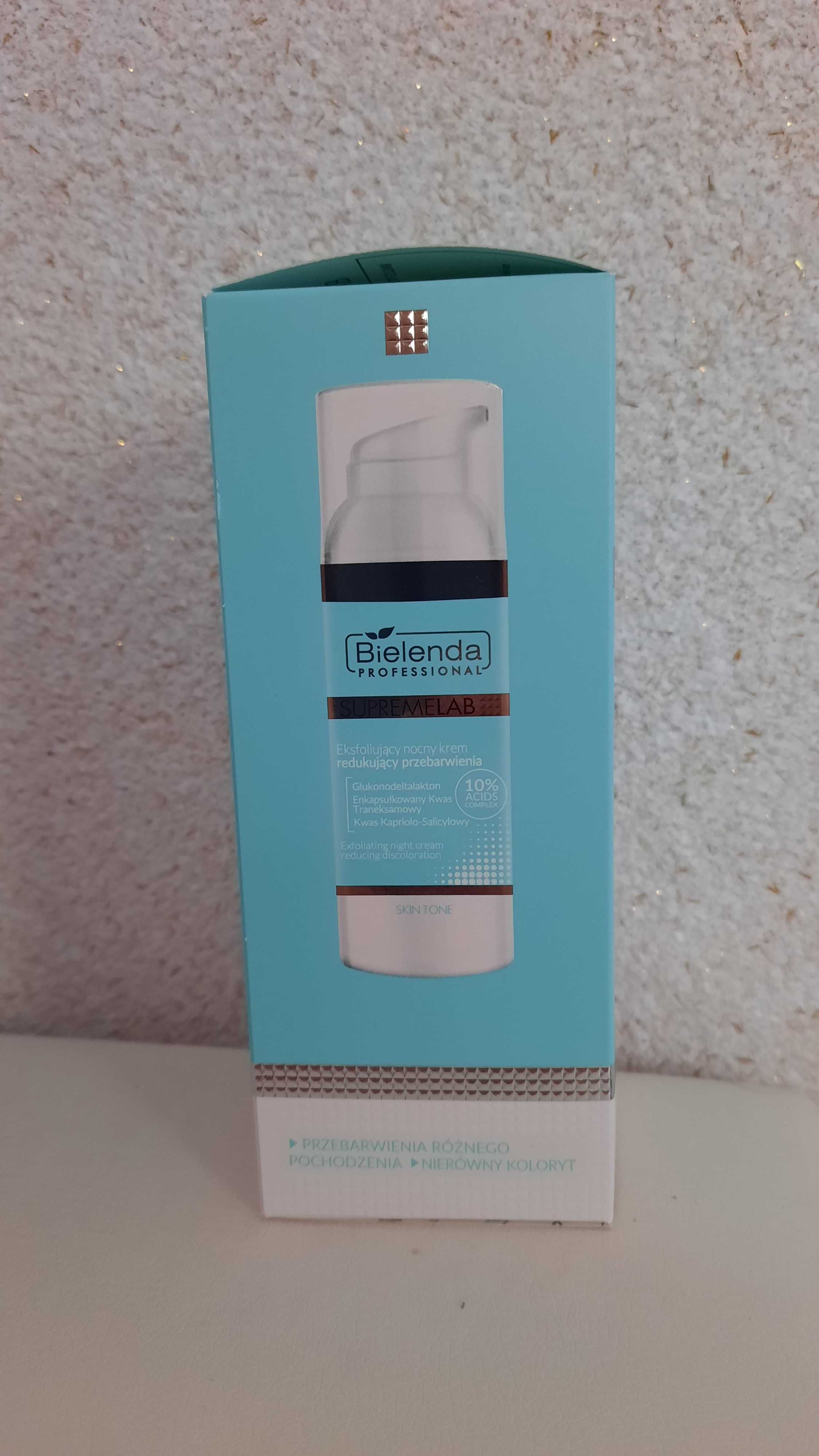 Bielenda Supremelab SKIN TONE krem nocny eksfoliujący na przebarwienia