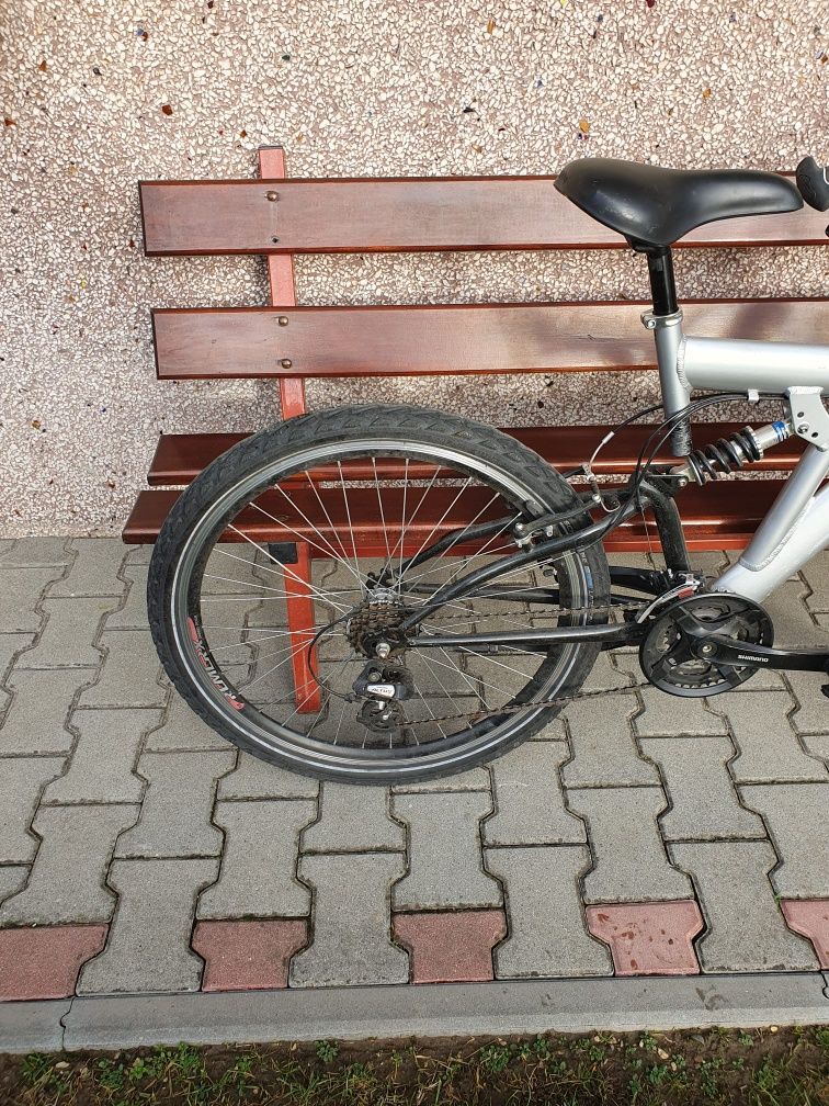 Rower amortyzowany - rama stalowa 26'