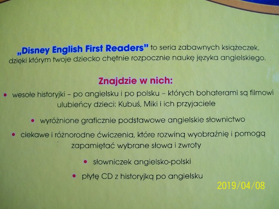 Książka do nauki angielskiego dla dzieci