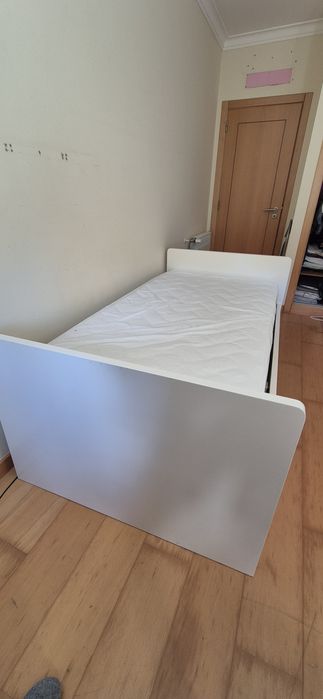 Cama individual LasKasas com 2 colchões