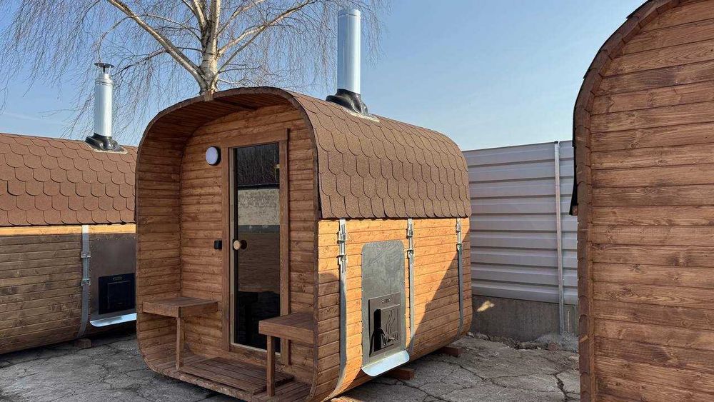 Sauna ogrodowa QUADRO 240 cm do samodzielnego montażu