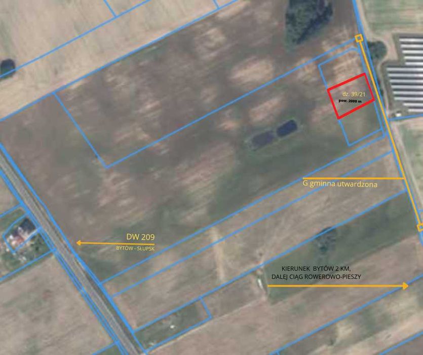 DZIAŁKA BUDOWLANA. Widoki na Bytów. Cena do negocjacji.