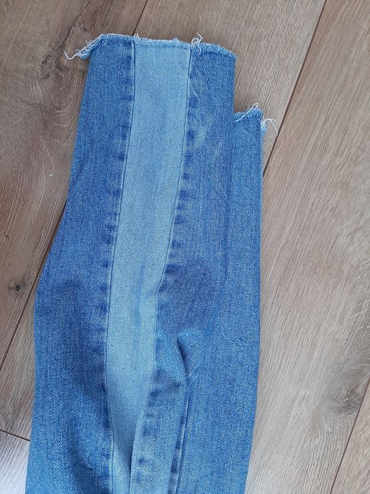 Джинси zara з лампасами скінні