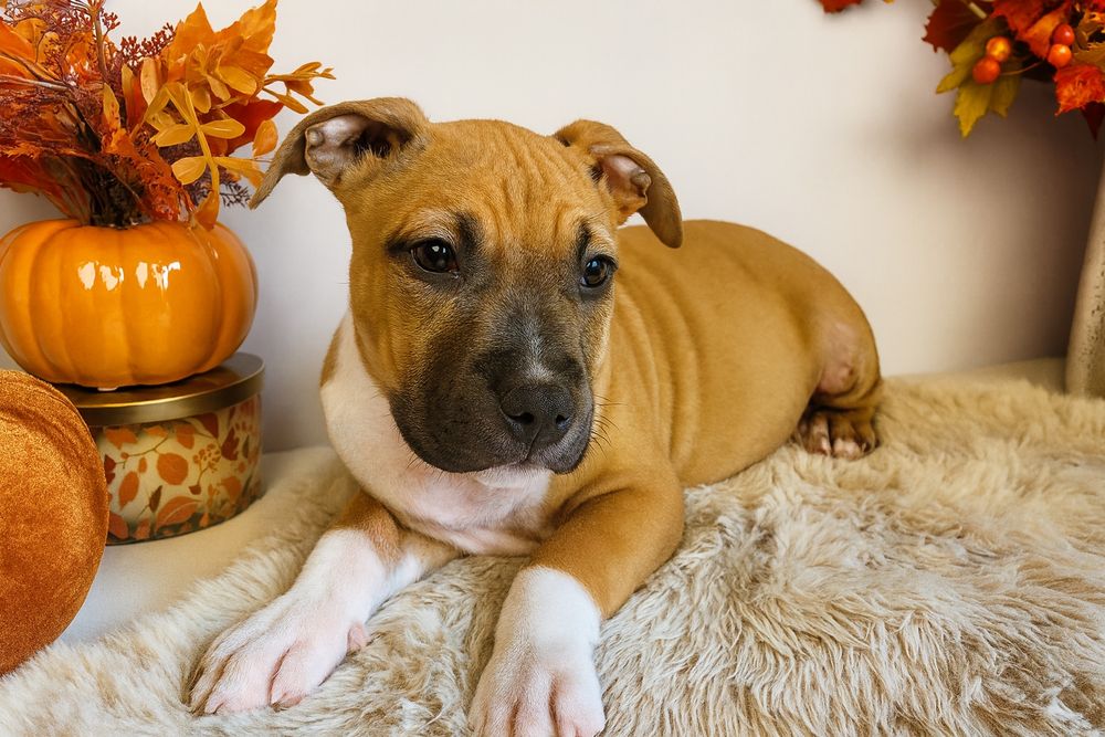 Rodzinna suczka Amstaff!