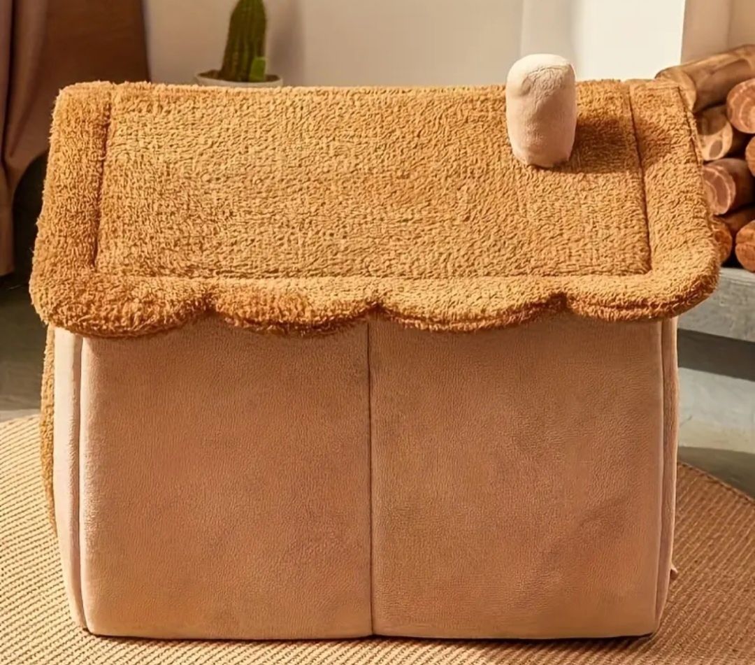 Casota castanha para cao / gato