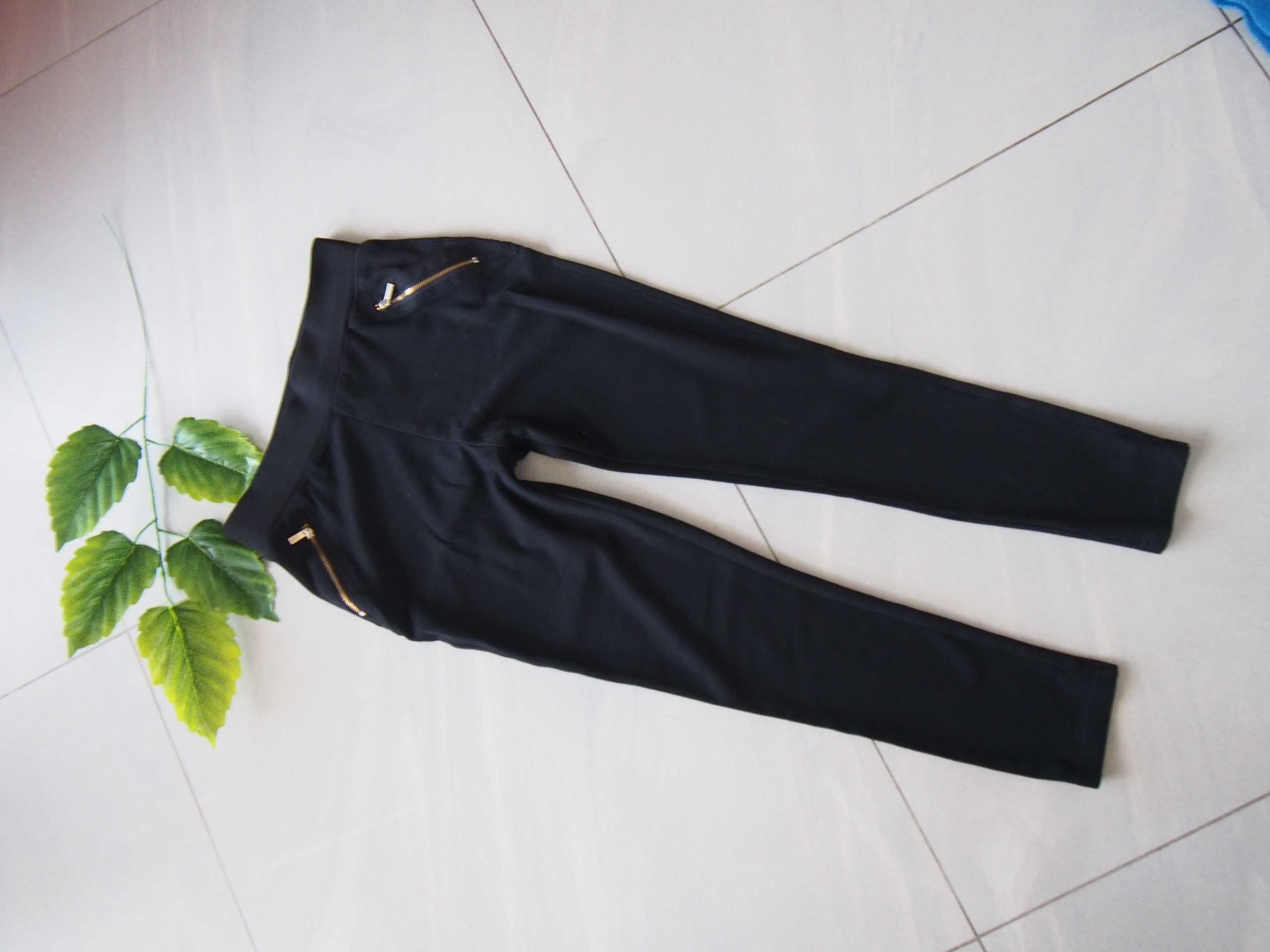 Spodnie getry czarne 152-158 cm lub S