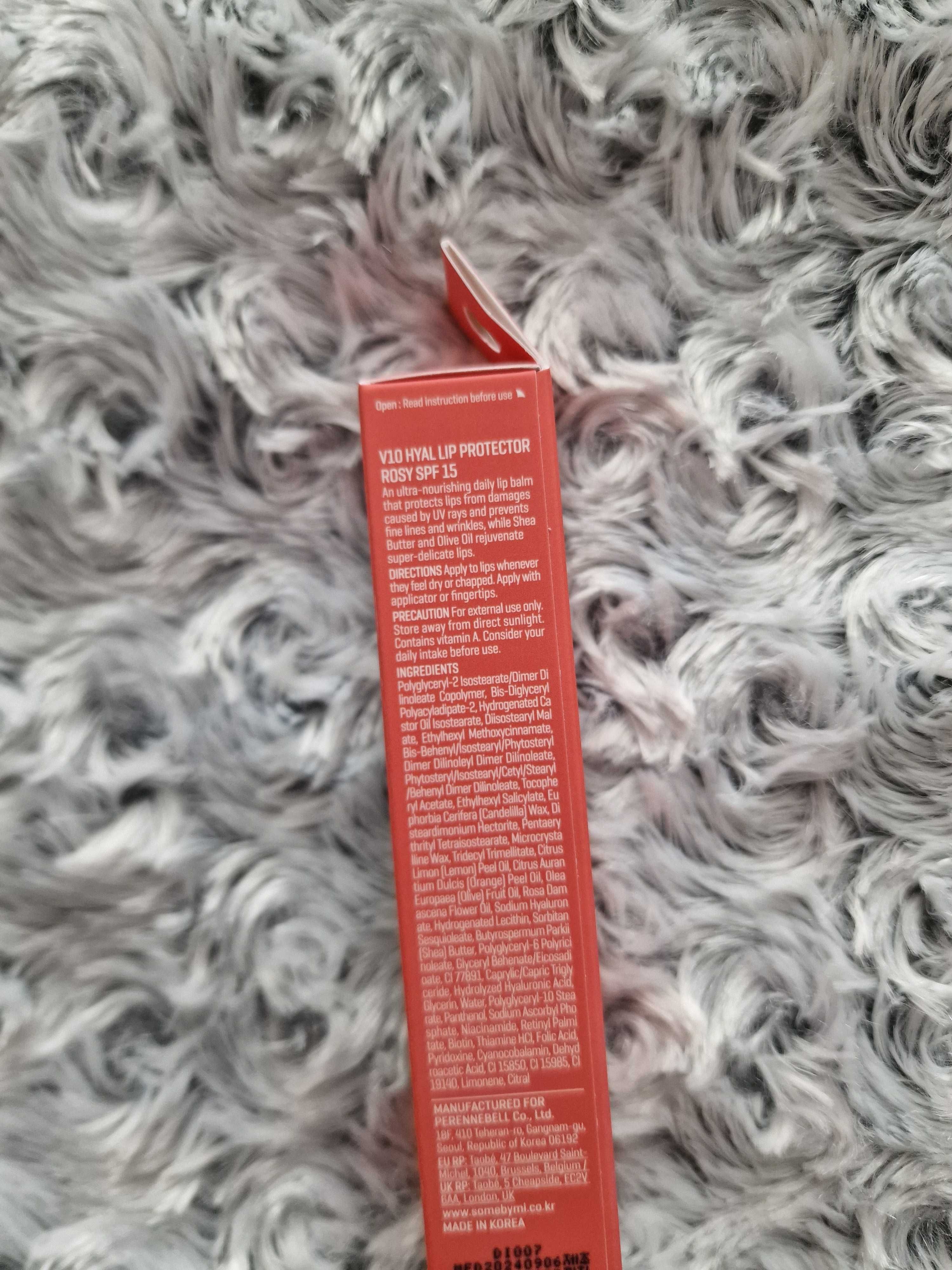Balsam do ust V10 Hyal Lip Protector SPF15 Some By Mi 7 ml
