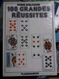 Livro de jogos de cartas "100 grandes reussites"