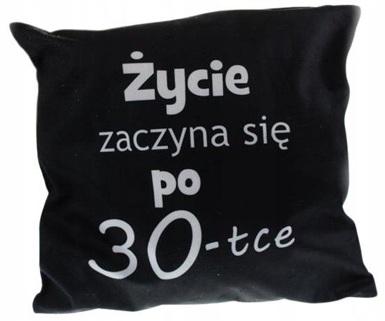 Poduszka Prezent Na 30 Urodziny Lat 40X40 Cm 30-Te