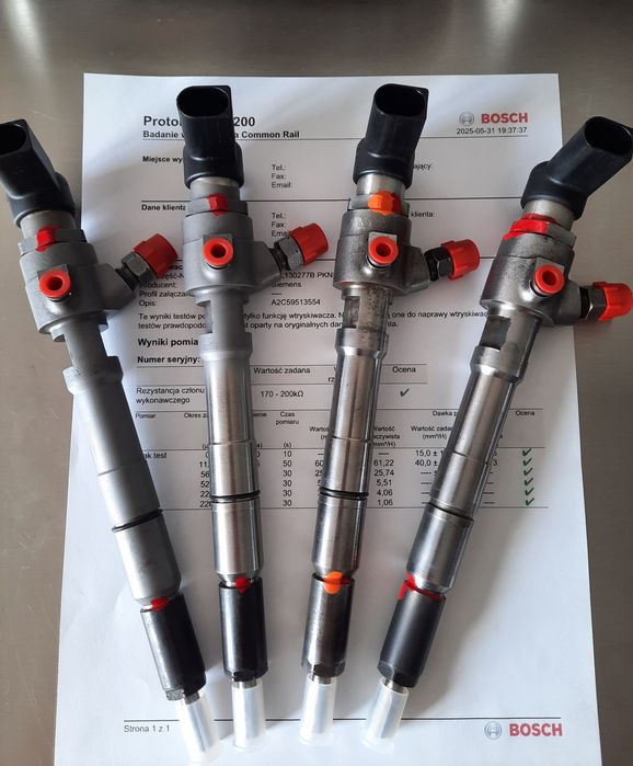 Wtryski siemens 1.6 TDI VW Audi Skoda Seat 03L130277B