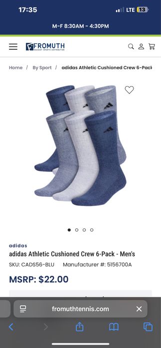 Носки Adidas, чоловічі(теплі)