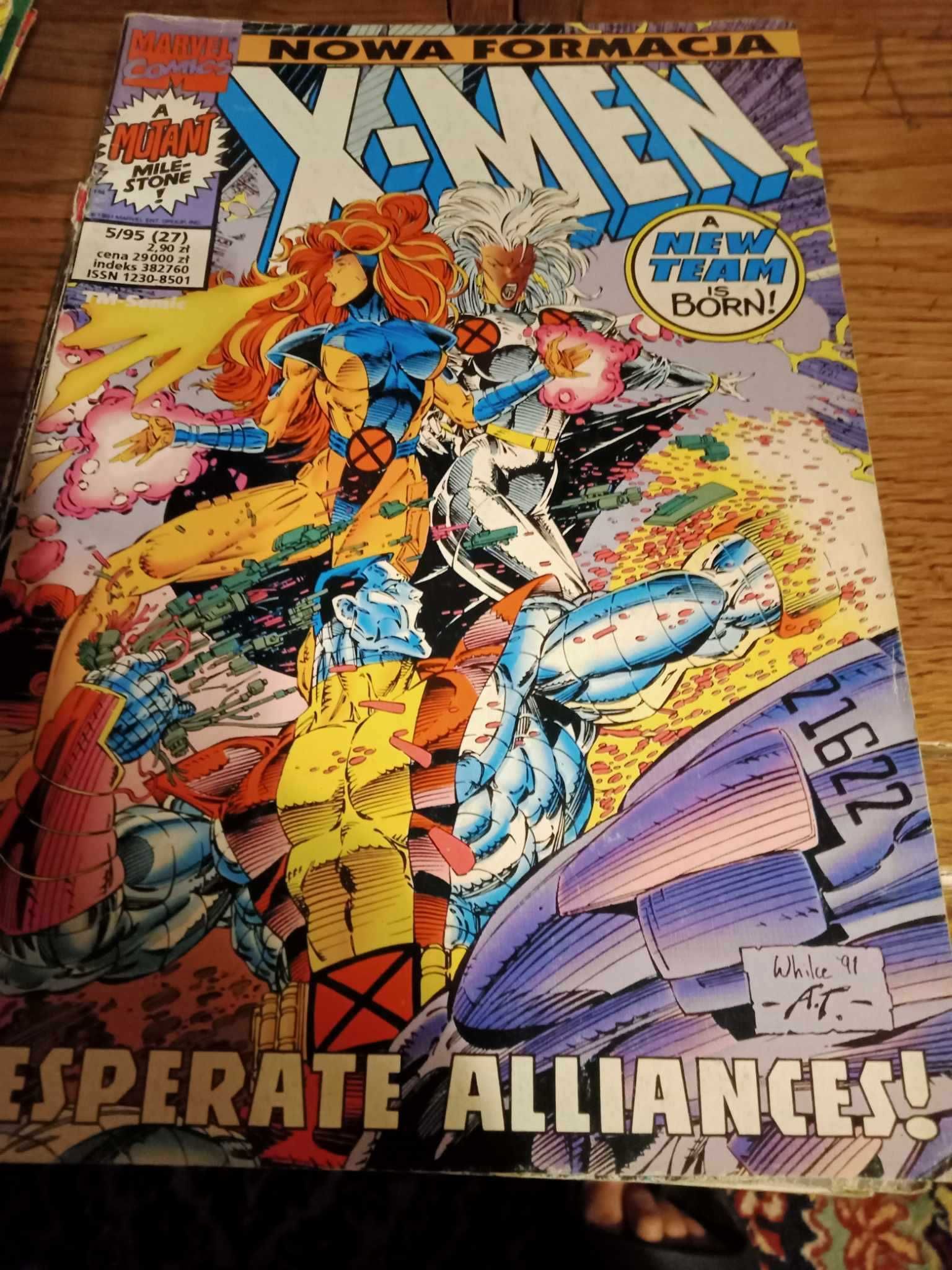 Komiksy X-MAN rok 1995 szt 6