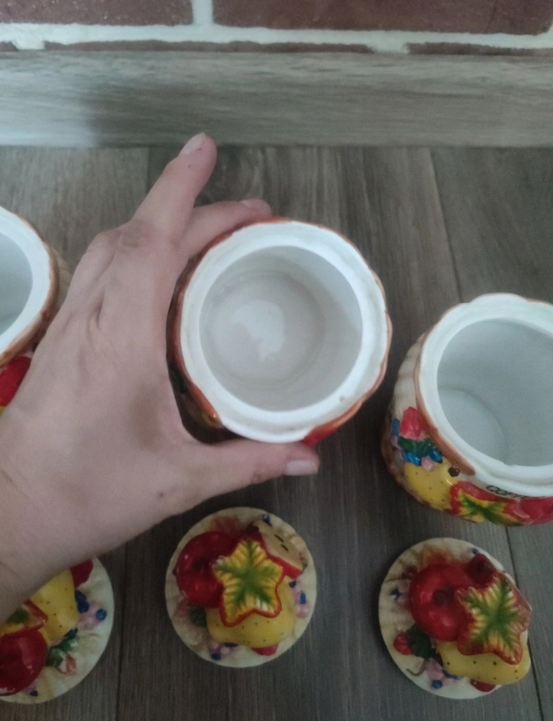 Śliczne unikatowe pojemniki ceramiczne do kuchni