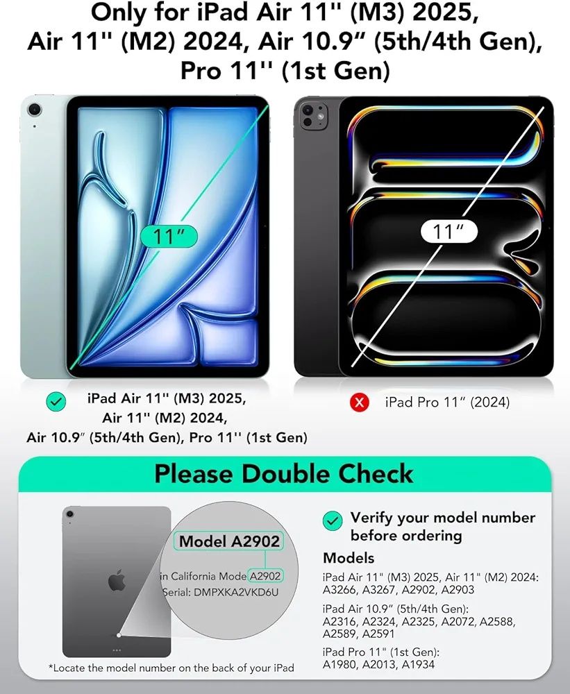 Etui case ESR iPad Air 5/4 gen iPad Pro 11"(2018) B359