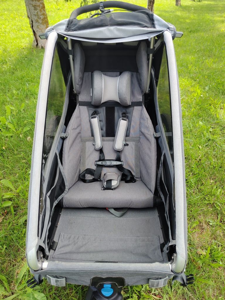 Qeridoo Kidgoo 1 Przyczepka rowerowa wysyłka riksza hamulce tarczowe