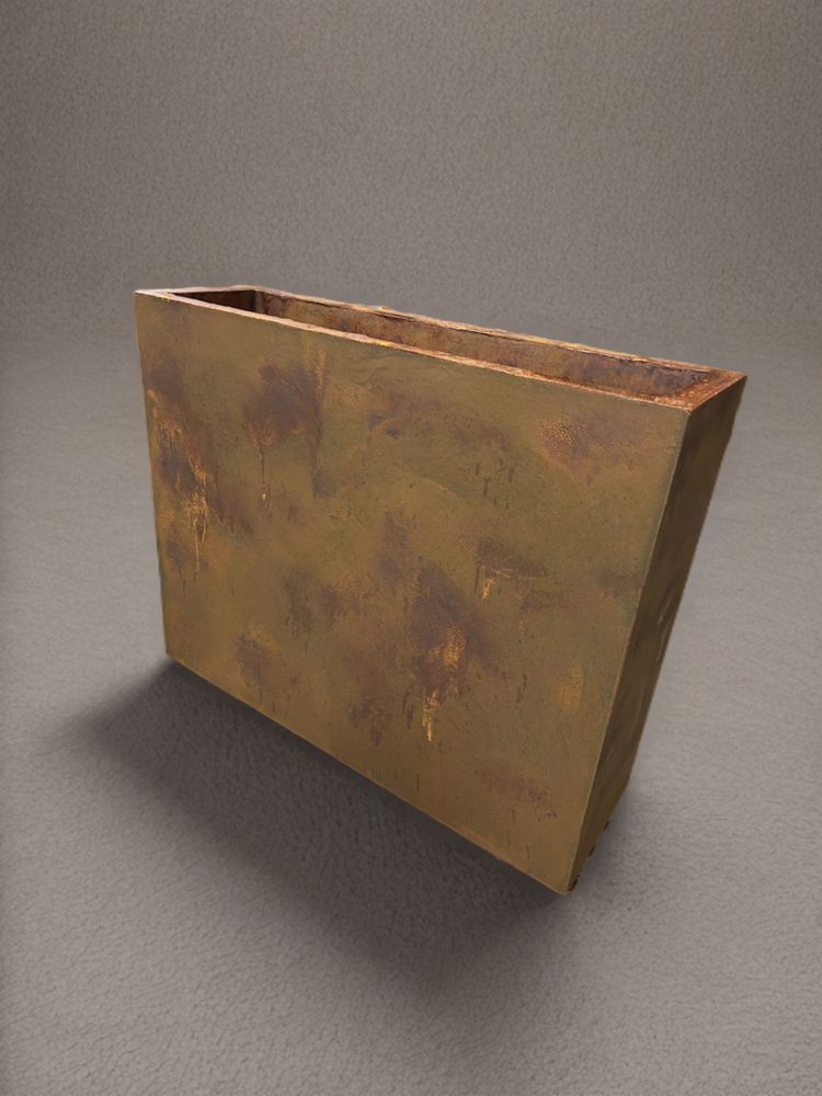 Floreira Mod. 100x30x80cm ACB CORTEN (COMP LARG ALT)