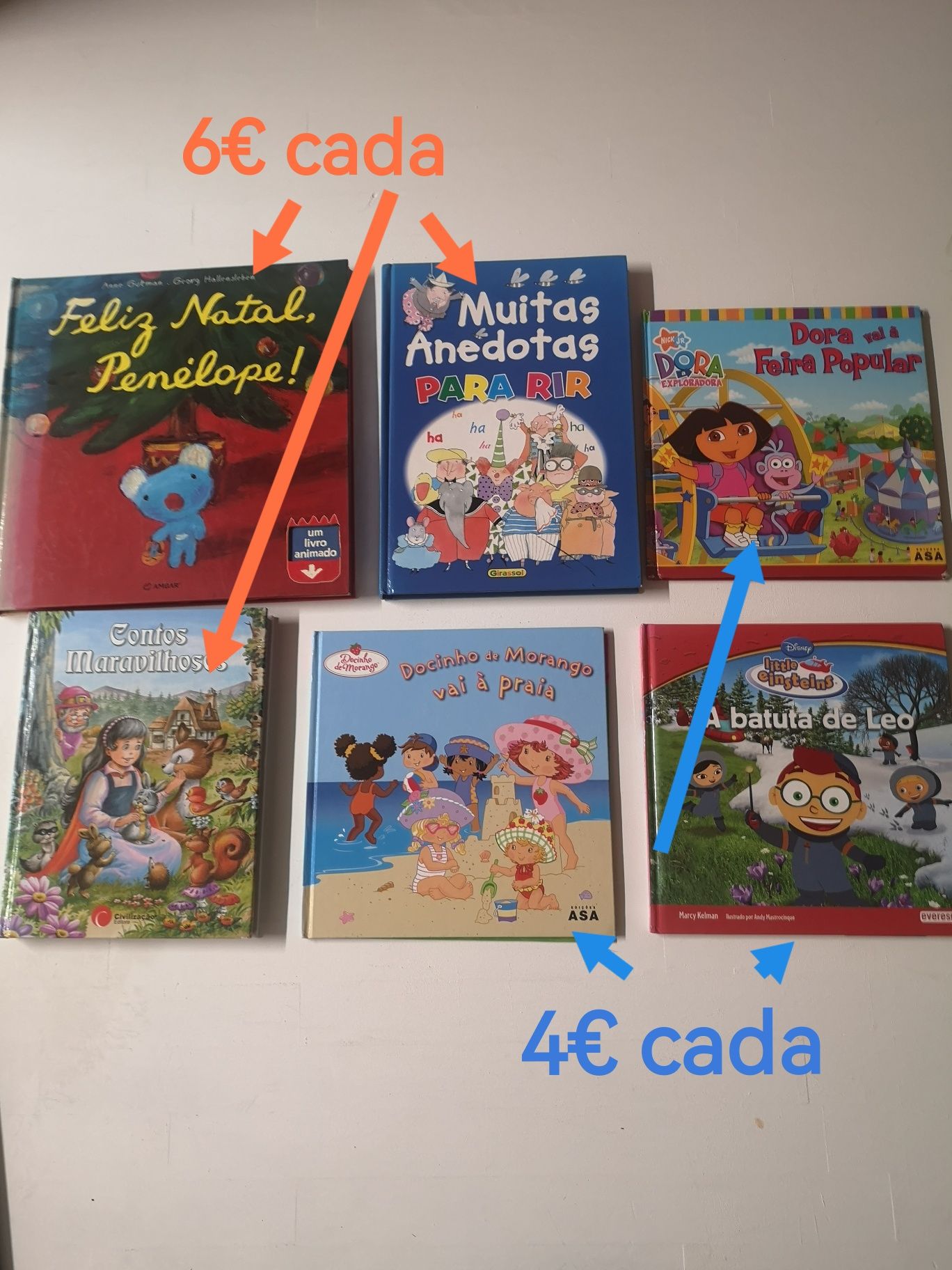 Livros infantis de vários autores