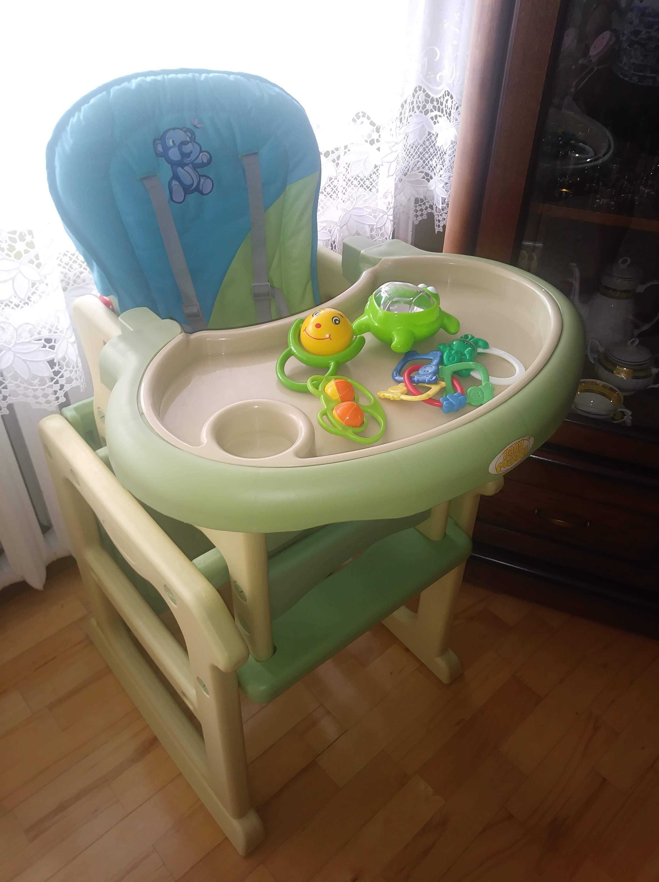 Krzesełko dla dziecka do karmienia i zabawy od 6 miesiecy do 5 lat