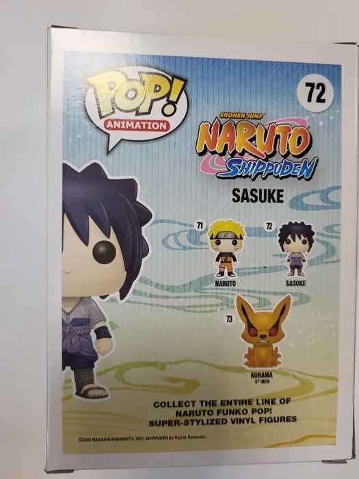 Funko POP! Naruto Shippuden SASUKE 72 Likwidacja Kolekcji