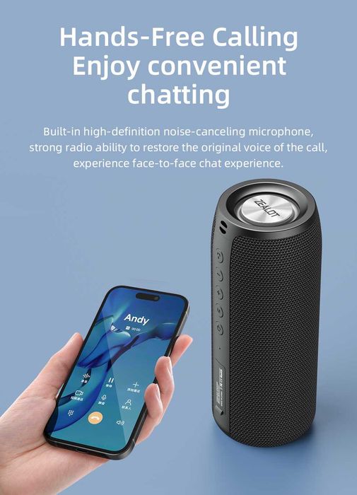 Bluetooth колонка Zealot S51 чорна