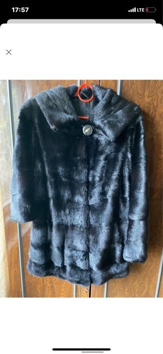 Шуба норковая  поперечка трансформер S