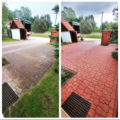 Миття бруківки / Чистка бруківки
