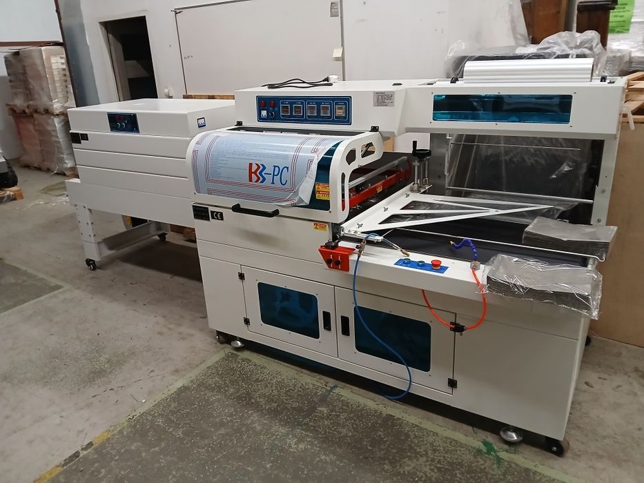 Automatyczna zgrzewarka kątowa foliarka automat do pakowania w folię