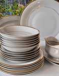 Serwis obiadowy Karolina części piękna stara porcelana