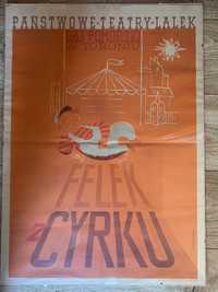 Plakat 1951r. Felek z Cyrku Baj Pomorski Toruń (Zitzman)
